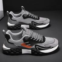 New mesh breathable men's sports shoes men's sports and leisure shoes British fashion trendy shoes dad shoes 39 pilka spalva