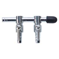Aquarium Oxygen Tube Distributor Efficiently Oxygen Pump Volume Control Valve Stainless Steel Easy Install Adjust Flow C