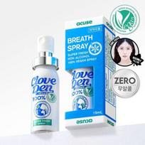 Cloveden Vegan Super Fresh Oral Spray (Alcohol-Free ZERO) 15mL