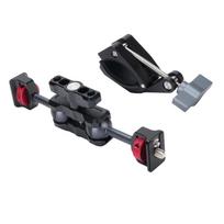 Camera Arm Mount Clamp 55mm Aluminum Alloy 360° Rotating Anti Slip Quick Release 1/4in Screw for