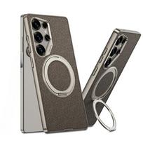 For Samsung Galaxy S25 S24 S23 Ultra Phone Case 360° Rotating Ring Bracket Holder Kistand PU Leather Protective Shockproof Cover Galaxy S24 Ultra