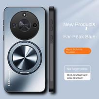 For Huawei Honor Magic 6 5 Lite Case Hard Matte With Ring Stand Magnetic Protective Back Cover Case For Magic 5 6 Lite Pro Shell For Magic 6 Lite mėlyna