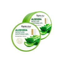 Farm Stay Aloe Vera Moisture Soothing Gel 300ml +RANDOM GIFT