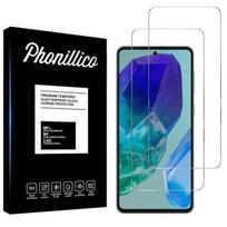 Tempered Glass for Samsung Galaxy M55 5G [Pack 2] Glass Screen Protector Phonillico skaidri