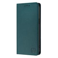 Prabangus Apsaugos nuo vagystės Piniginės Atlenkiamas Telefono Dėklas Xiaomi Poco C75 X7 C65 C61 M6 Plus X6 Neo F6 Pro 5G Odiniai Dėklai Magnetinis Coque for Poco C75 žalia