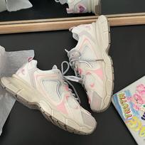 Hong Kong style fried street shows small and light platform dad shoes for women's 2025 summer new versatile breathable mesh sneakers 35 rožinė