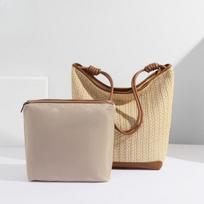 Niche Design Bags, Women's Simple Lafite Grass Travel, Seaside Straw Woven Bags, Beach Bags, Single-shoulder Bags, Tote Bags