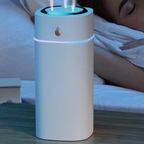 Desktop Humidifier Air Colorful Night Light with 3 Outlet Silent Small Personal for balta