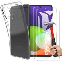 Protective case - PROSHOP - for Samsung A22 4G - Flexible - Transparent - Shockproof skaidri