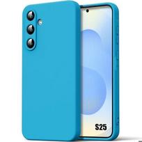 Case for Samsung Galaxy S25 - Liquid Silicone Anti-Scratch Blue - BOOLING® mėlyna