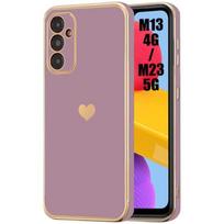 Coque de protection - Samsung - Galaxy M13 4G/M23 5G - Silicone TPU - Antichoc - Violet violetinė