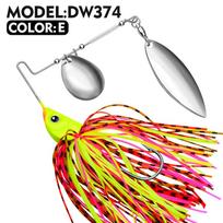 PRO BEROS Lure Bait, Alloy, Tassel Beard, 5 Colors, 10g, 15g, 20g. 10g (single)