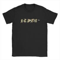 Street Fighting T Shirts Fighters II Guile Boom Men's Game Vintage Tees Short Sleeve Round Neck T-Shirts Pure Cotton Tops S juoda