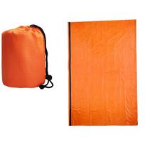 Features: Waterproof: The Outer Layer of the Sleeping Bag Is Made of Waterproof Material, Which Can Effectively Prevent Rainwate oranžinė