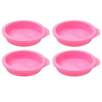 4 Pcs Silicone Air Fryer Egg Molds For Muffin Lids Toast Non-Stick Air Fryer Accessories