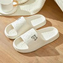 Moteriškos vasarinės EVA šlepetės namams, voniai, neslystančios, minkštos, plačios, patogios, porinės šlepetės, unisex, lauko, paplūdimio šlepetės, vyriškos šlepetės 36-37 rožinė