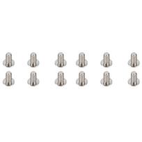 12pcs T25 Titanium Alloy Torx Head Screws Disc Brake Bolts For Bike Bicycle(silver)