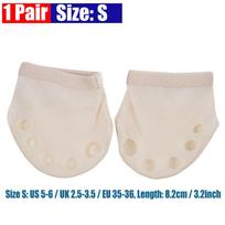 1Pair Ballet Dance Toe Pad, Dancing Practice Shoes Foot Thongs Dance Paws Sole, Metatarsal Pads, Ball of Foot Cushions