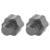 2 vnt. Motociklo veidrodžio adapterio varžtai 10 mm sriegiu CNC aliuminio lydinio Motociklo galinio vaizdo veidrodėlis sidabras