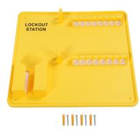 Lockout Tagout Station Enough Storage Space Wall Mount PC Heatproof Industrial Safety Padlock LOTO