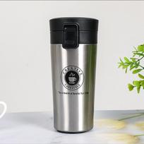 380/510ML Coffee Cup Stainless Steel Thermo Bottle Car Thermal Cup Outdoor Sports Vacuum Flask Keeps Cold and Heat Thermal Mug 380ML sidabras