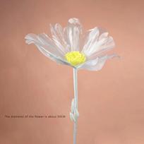 60CM Artificial Poppy Flower Wedding Supplies Gauze Flower Photography Window Decoration Scene Layout Wedding Road Guide Flowers