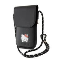 Hello Kitty Handbag Hkowbskcdkk Black/Black Leather Daydreaming Cord
