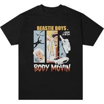 2025 Beast Boys American Punk Rap Band T-shirt Music Festival Retro Vintage Men's and Women's Pure Cotton Short-sleeved S