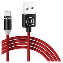 Usams Magnetic Cable U-Sure Lightning1M 2.1A Braided Red/Red Sj292Usb02 (Us-Sj292)