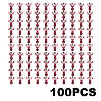 60Pcs Christmas Kitchen Utensil Knife Fork Covers Snowflake Xmas Tree Pocket Cutlery Bag New Year Party Dinner Table Decorations