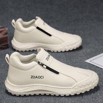 Men's shoes spring new breathable one-pedal little white shoes men's non-slip and wear-resistant sports and leisure board shoes labor insurance shoes 39