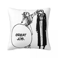 Great Job Sousou No Frieren Square Pillow Case Cushion Covers  Zipper Decorative Pillowcover for Bed 30x30cm smėlis