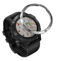 „Garmin Fenix ​​6“ / „Fenix ​​6 Pro“ / „Fenix ​​6“ safyro spalvos rėmelis, dėklas, apsauginis rėmelis, žiedas, apsaugantis nuo įbrėžimų, geležinis žiedas For Fenix 6