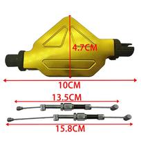 Motorcycle Stunt Lever Cable for Enhanced Clutch Engagement Performance Yellow