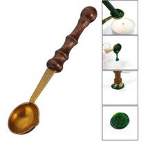 Mini Brass Sealing Wax Seal Stamp Dedicated Spoon Wax Seal Accessories DIY Vintage Retro Wax Paint Spoon balta