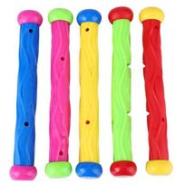 Set of 5 diving sticks - Non-toxic - PVC - Bright colors - For children - Aquatic toys
