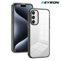 KEYSION Transparent Case for Samsung A16 5G Soft TPU+PC Anti-slip HD Clear Shockproof Phone Cover for Galaxy A24 A04S for Samsung A16 juoda