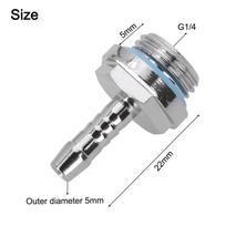 1pc Hose Pagoda 4/6/7.2/9/11/14mm Barb Fitting G1/4 Thread 5MM