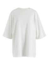 MEIYANG Women's 3-Color Loose 3D Five-Sleeve Large Pocket Summer Top One Size balta