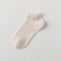 Ballet-style Socks for Women In Summer, Thin Mesh Breathable Short Socks, Sweet Lace Lace Bow Boneless Princess Socks 1 pair rožinė