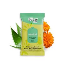 TuCo® Kids Servetėlės viskam Veidui, Rankoms ir Paviršiams Vaikams nuo 3 metų, Praturtintos alaviju ir medetkomis - 20 servetėlių (Pakuotėje 1)