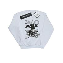 Disney Womens/Ladies Mickey Mouse Always And Forever Sweatshirt XXL balta