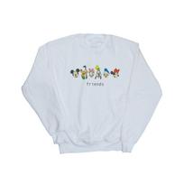 Disney Womens/Ladies Mickey Mouse And Friends Sweatshirt XL balta
