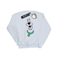 Scooby Doo Womens/Ladies Big Face Sweatshirt XL balta