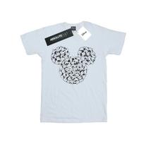 Disney Womens/Ladies Mickey Mouse Head Of Hands Cotton Boyfriend T-Shirt XXL