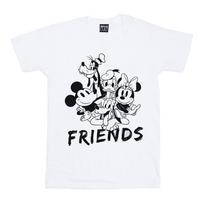 Disney Womens/Ladies Mickey Mouse And Friends Cotton Boyfriend T-Shirt S balta