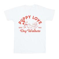 Disney Mens Mickey Mouse Puppy Love T-Shirt XXL