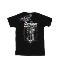 Marvel Mens Avengers Infinity War Gauntlet T-Shirt M juoda