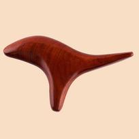 Wood Trigger Point Masažas Gua Sha Tools Profesionalios limfodrenažo priemonės raudona