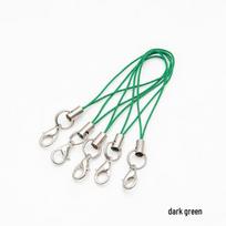 DIY Jewelry Accessories: Double Loop Lobster Clasp Mobile Phone Lanyard with Metal Pendant for Dolls